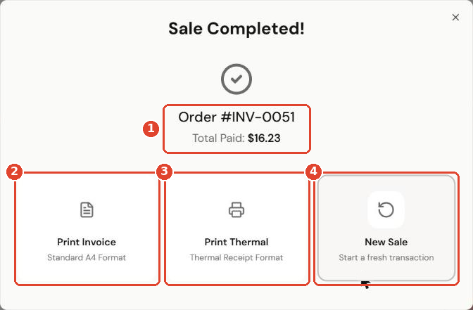 Sale completed