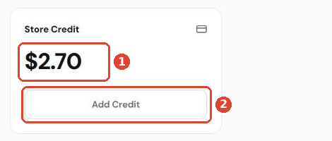 Store Credit card
