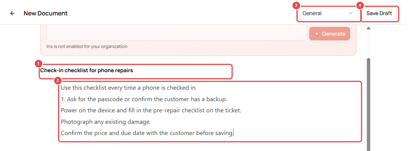 New wiki document